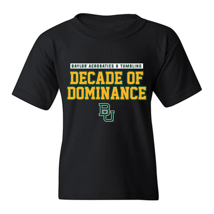 Baylor - NCAA Acrobatics & Tumbling : Averi Hughes - National Champions Shersey Youth T-Shirt-0