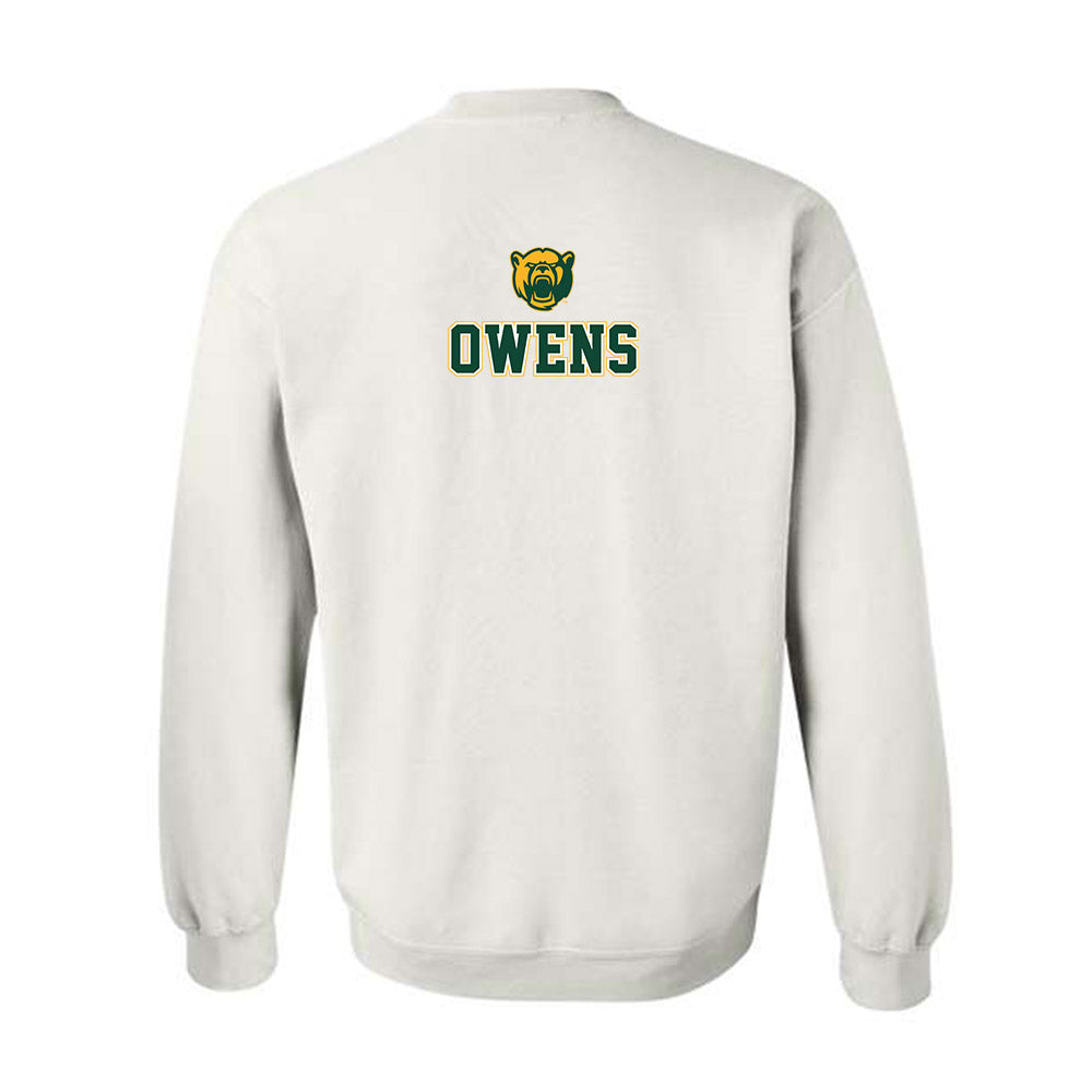 Baylor - NCAA Acrobatics & Tumbling : Lawrence Owens - National Champions Shersey Crewneck Sweatshirt-1