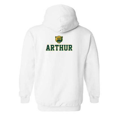 Baylor - NCAA Acrobatics & Tumbling : Mo Arthur - National Champions Shersey Hooded Sweatshirt-1