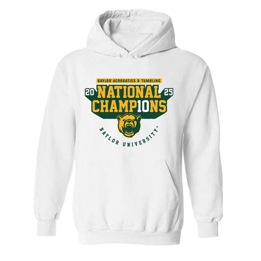 Baylor - NCAA Acrobatics & Tumbling : Gigi Rendino - National Champions Shersey Hooded Sweatshirt-0