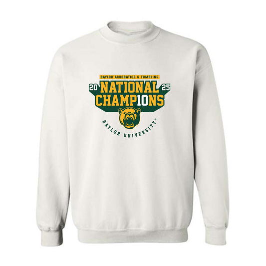 Baylor - NCAA Acrobatics & Tumbling : Sofia Criado - National Champions Shersey Crewneck Sweatshirt-0
