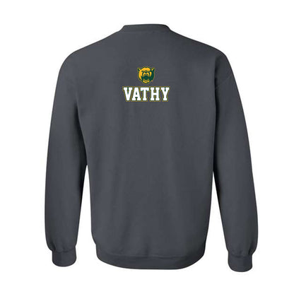 Baylor - NCAA Acrobatics & Tumbling : Gabby Vathy - National Champs Shersey Crewneck Sweatshirt-1