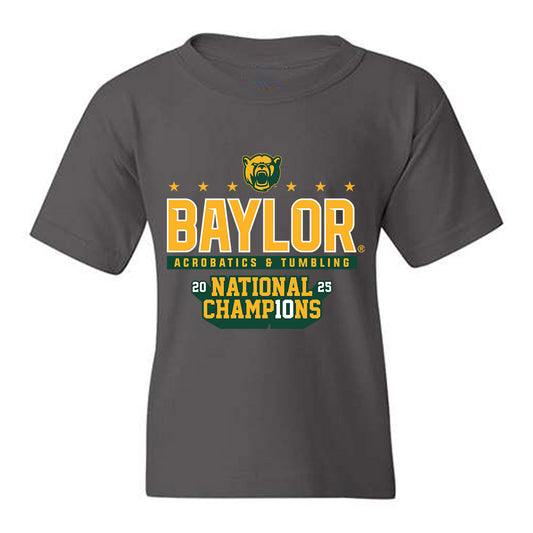 Baylor - NCAA Acrobatics & Tumbling : Ellie LaNeve - National Champs Shersey Youth T-Shirt-0