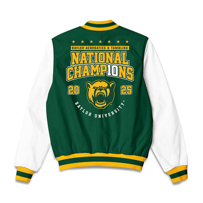 Baylor - NCAA Acrobatics & Tumbling : Ava Troy - National Champs Bomber Jacket-1