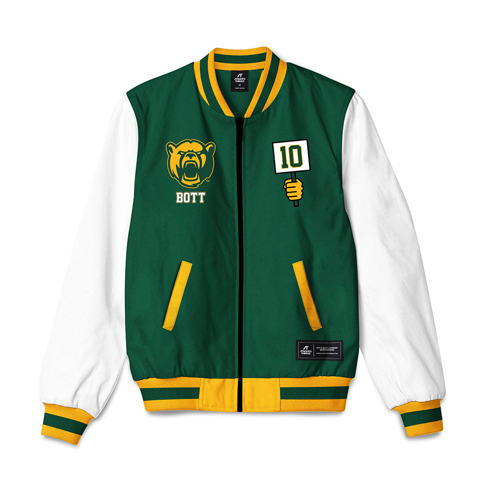 Baylor - NCAA Acrobatics & Tumbling : Emily Bott - National Champs Bomber Jacket-0