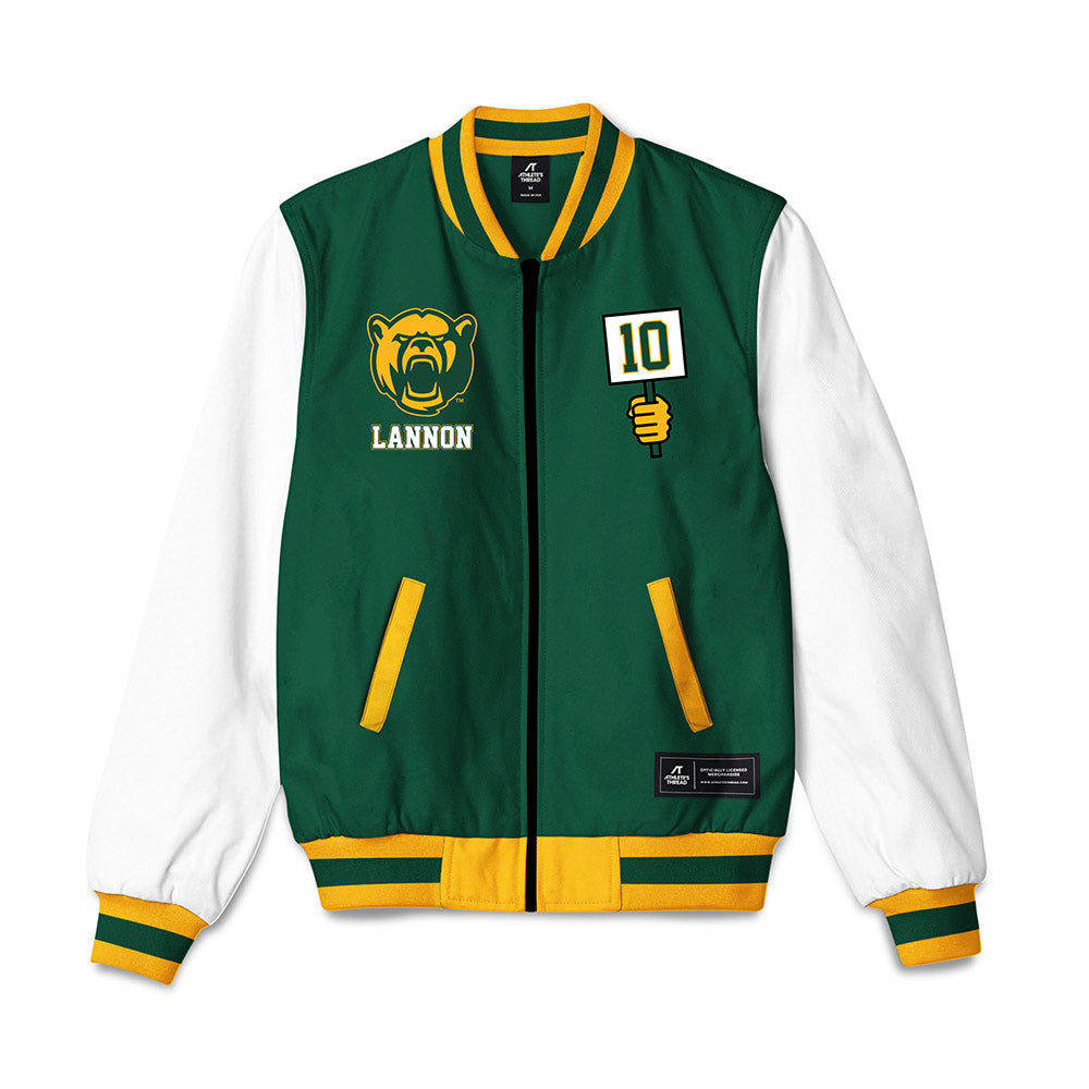 Baylor - NCAA Acrobatics & Tumbling : Lexi Lannon - National Champs Bomber Jacket-0