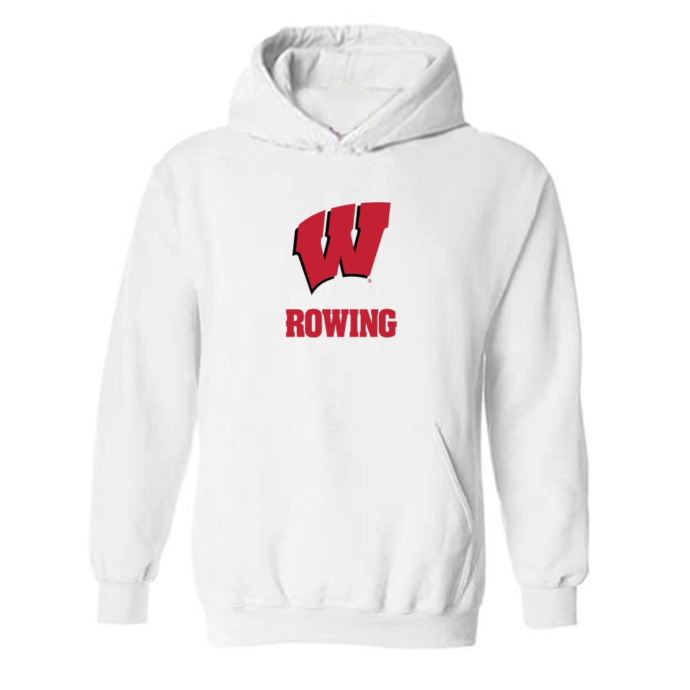 Wisconsin - NCAA Women's Rowing : Piper Garcia Hall - Classic Shersey Hooded Sweatshirt-0