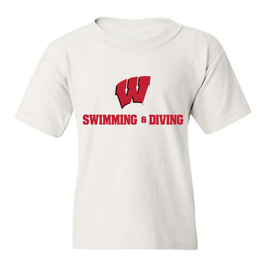 Wisconsin - NCAA Men's Swimming & Diving : Lucas Daniels - Classic Shersey Youth T-Shirt-0