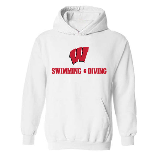 Wisconsin - NCAA Men's Swimming & Diving : Drew Gaerthofner - Classic Shersey Hooded Sweatshirt-0