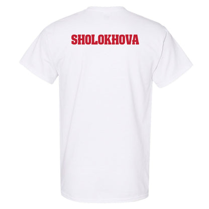 Wisconsin - NCAA Women's Tennis : Maria Sholokhova - Classic Shersey T-Shirt-1