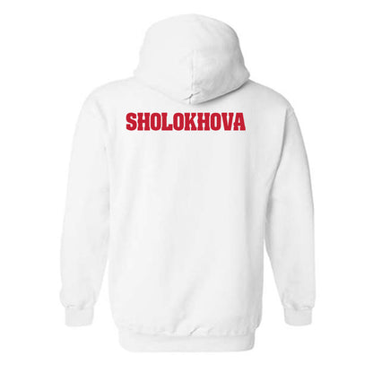 Wisconsin - NCAA Women's Tennis : Maria Sholokhova - Classic Shersey Hooded Sweatshirt-1