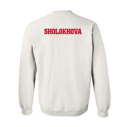 Wisconsin - NCAA Women's Tennis : Maria Sholokhova - Classic Shersey Crewneck Sweatshirt-1