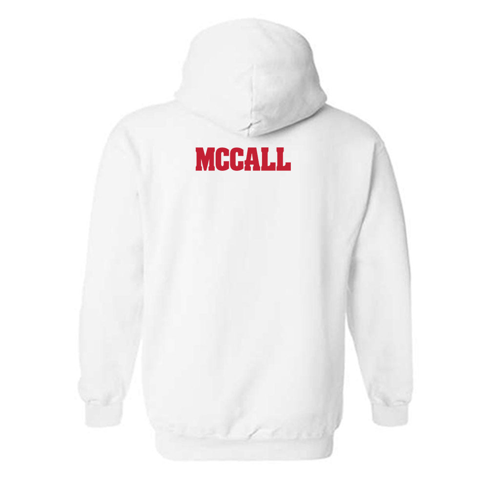Wisconsin - NCAA Men's Track & Field : Terron McCall - Classic Shersey Hooded Sweatshirt-1