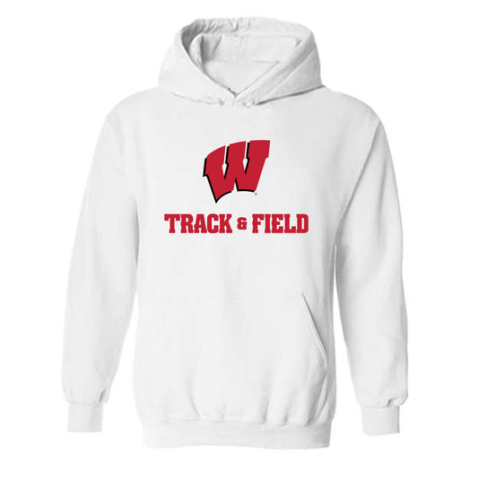 Wisconsin - NCAA Men's Track & Field : Darius Jones II - Classic Shersey Hooded Sweatshirt-0