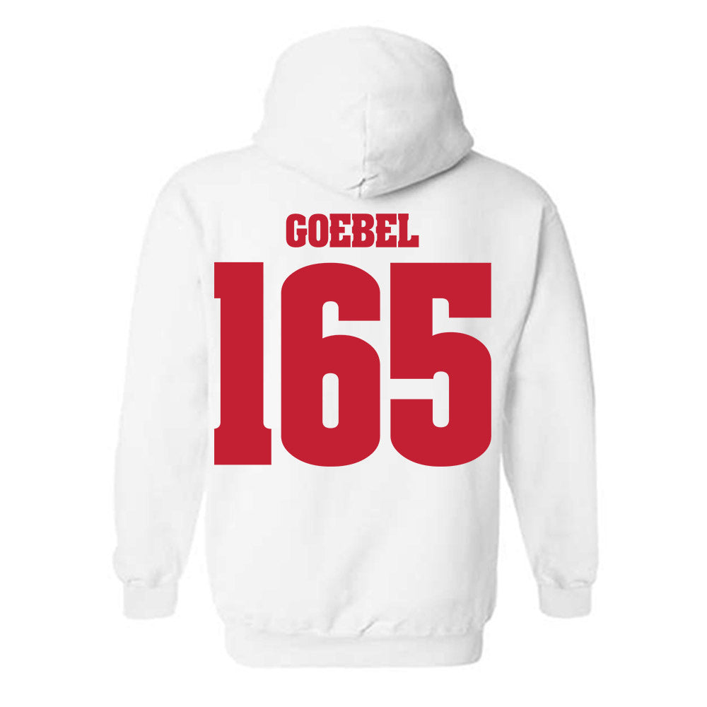 Wisconsin - NCAA Wrestling : Cody Goebel - Classic Shersey Hooded Sweatshirt-1