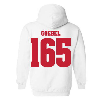 Wisconsin - NCAA Wrestling : Cody Goebel - Classic Shersey Hooded Sweatshirt-1