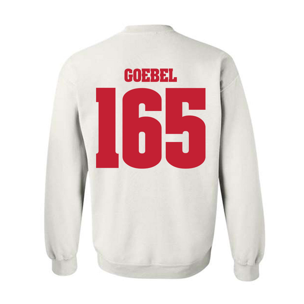 Wisconsin - NCAA Wrestling : Cody Goebel - Classic Shersey Crewneck Sweatshirt-1
