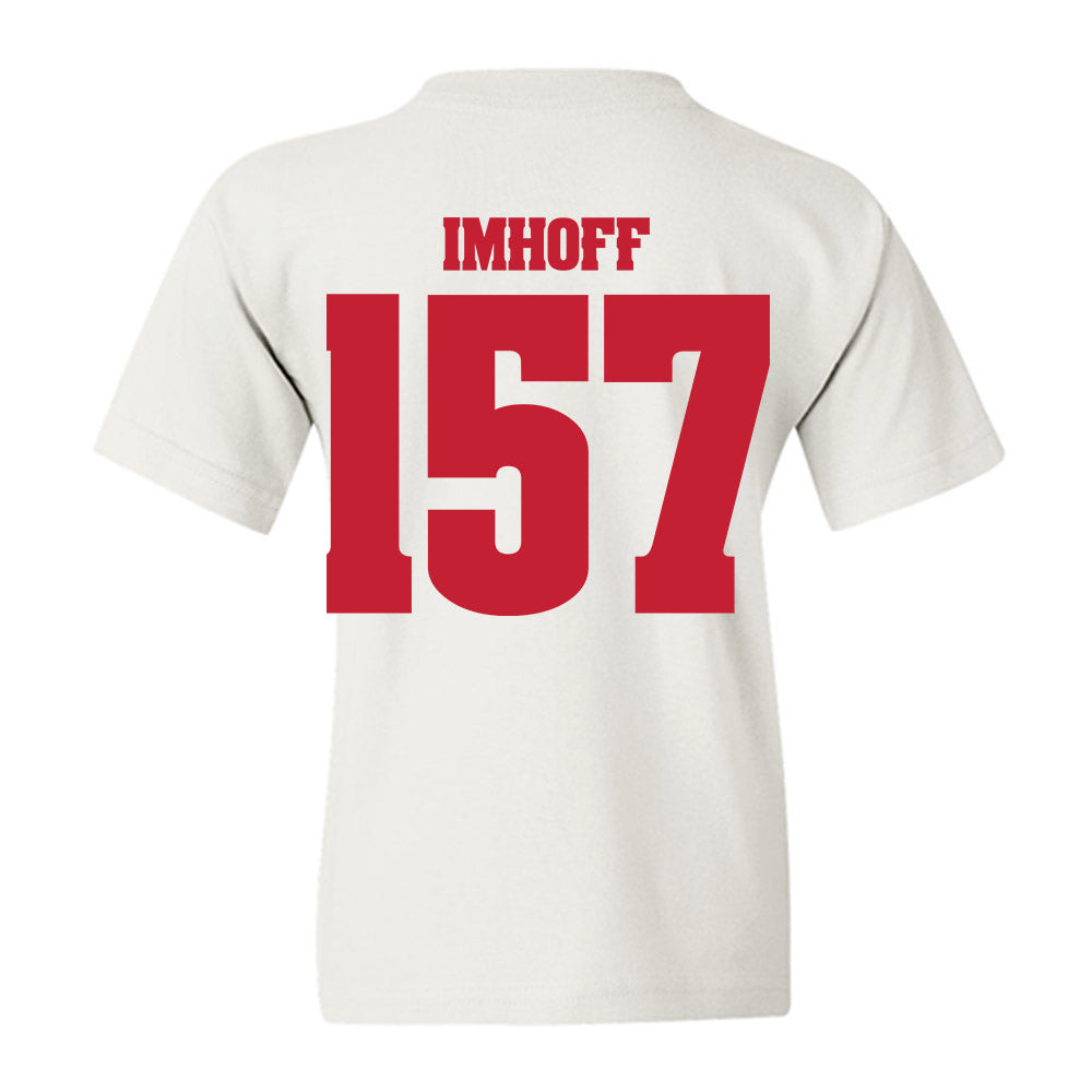 Wisconsin - NCAA Wrestling : Tyson Imhoff - Classic Shersey Youth T-Shirt-1