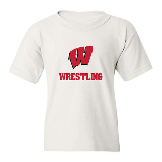 Wisconsin - NCAA Wrestling : Peter Tomazevic - Classic Shersey Youth T-Shirt-0