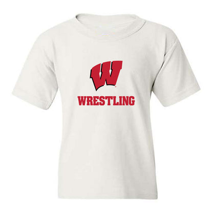 Wisconsin - NCAA Wrestling : Braxton Amos - Classic Shersey Youth T-Shirt-0