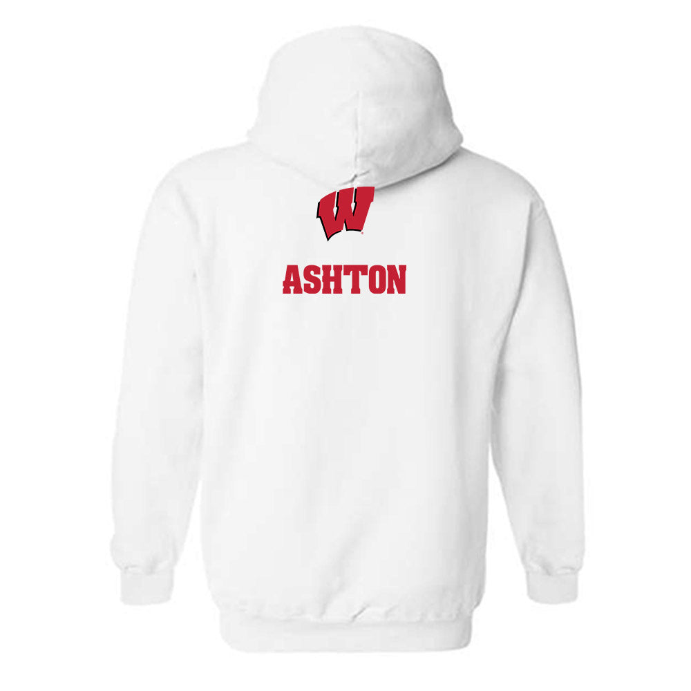Wisconsin - NCAA Women's Golf : Hadley Ashton - Sports Shersey Hooded Sweatshirt-1