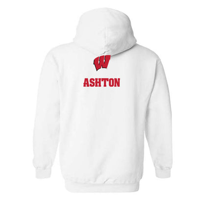 Wisconsin - NCAA Women's Golf : Hadley Ashton - Sports Shersey Hooded Sweatshirt-1
