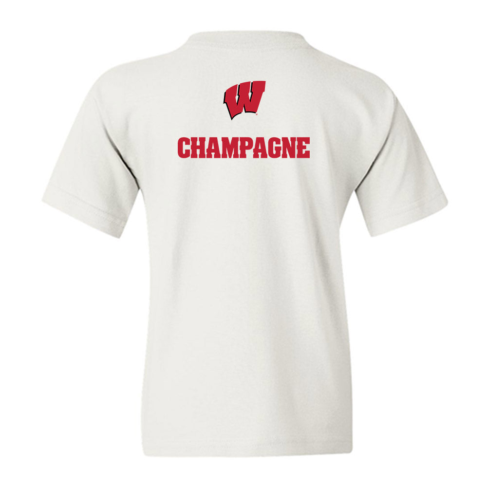 Wisconsin - NCAA Women's Rowing : Valerie Champagne - Sports Shersey Youth T-Shirt-1