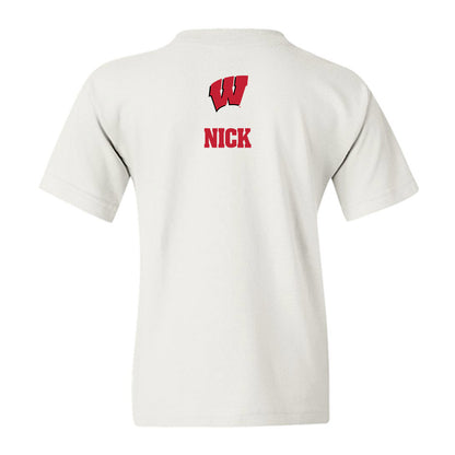 Wisconsin - NCAA Women's Rowing : Jamie Nick - Sports Shersey Youth T-Shirt-1