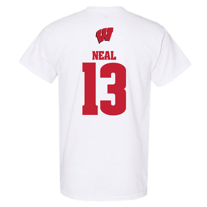 Wisconsin - NCAA Women's Swimming & Diving : Ryane Neal - Sports Shersey T-Shirt-1
