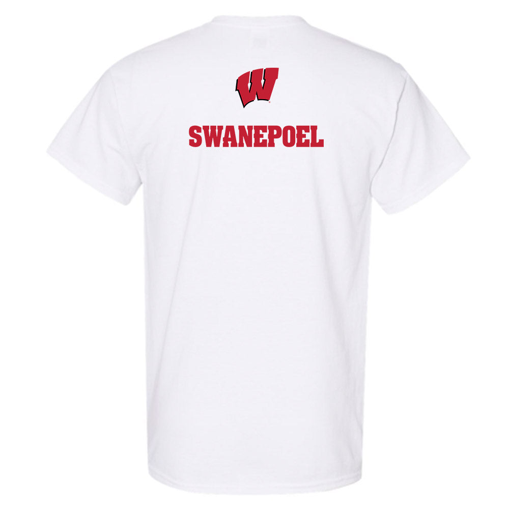 Wisconsin - NCAA Men's Swimming & Diving : Lance Swanepoel - Sports Shersey T-Shirt-1