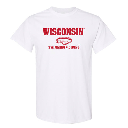 Wisconsin - NCAA Men's Swimming & Diving : Lance Swanepoel - Sports Shersey T-Shirt-0