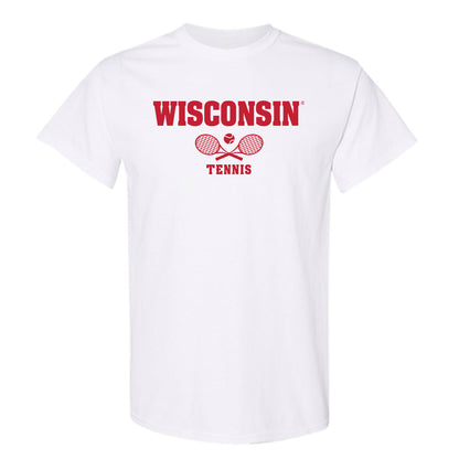 Wisconsin - NCAA Women's Tennis : Ellison Reynoldson - Sports Shersey T-Shirt-0