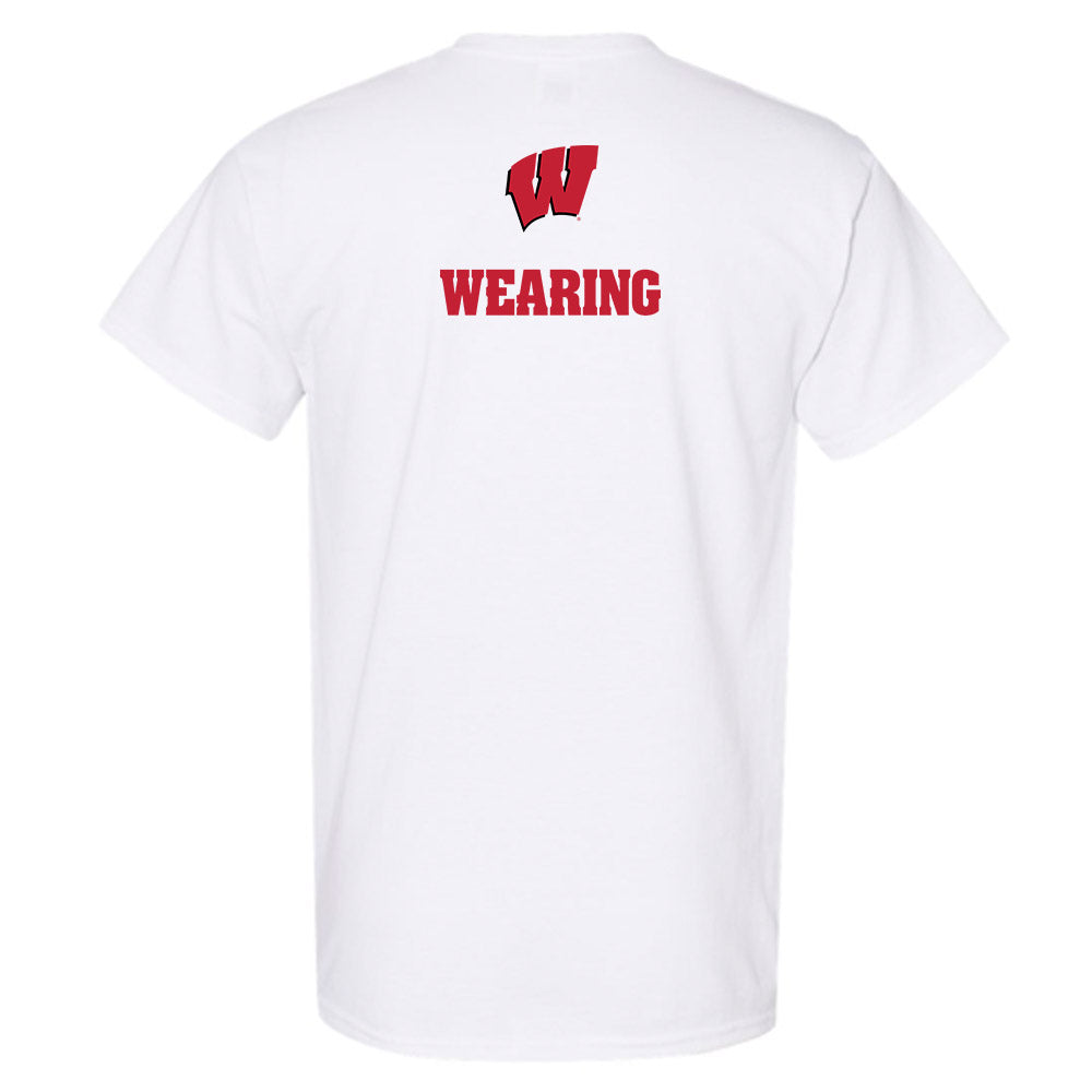 Wisconsin - NCAA Men's Track & Field : Giovanni Wearing - Sports Shersey T-Shirt-1