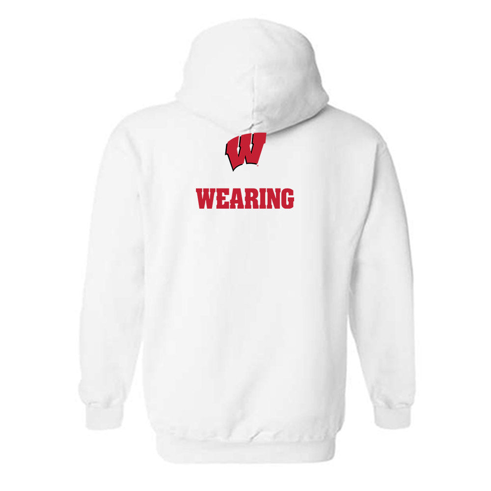Wisconsin - NCAA Men's Track & Field : Giovanni Wearing - Sports Shersey Hooded Sweatshirt-1