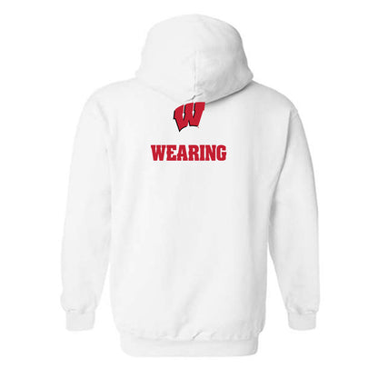 Wisconsin - NCAA Men's Track & Field : Giovanni Wearing - Sports Shersey Hooded Sweatshirt-1