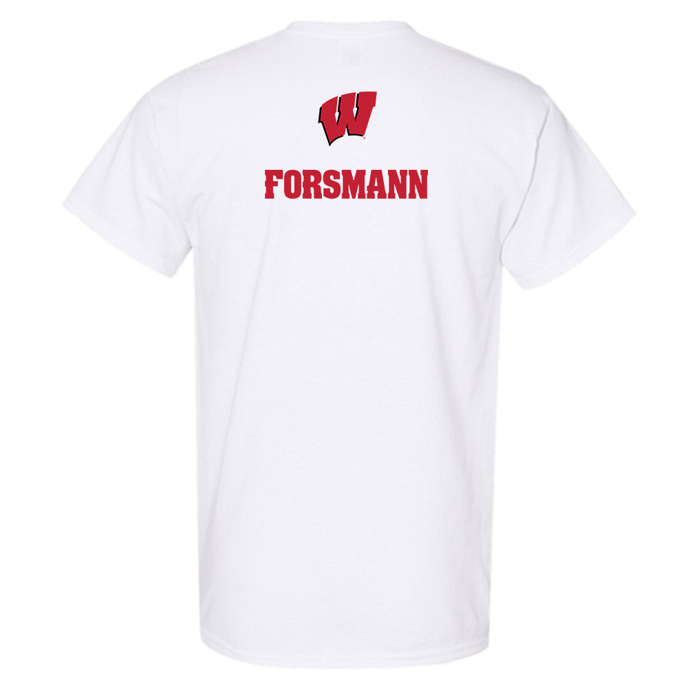 Wisconsin - NCAA Men's Track & Field : Lorenz Forsmann - Sports Shersey T-Shirt-1