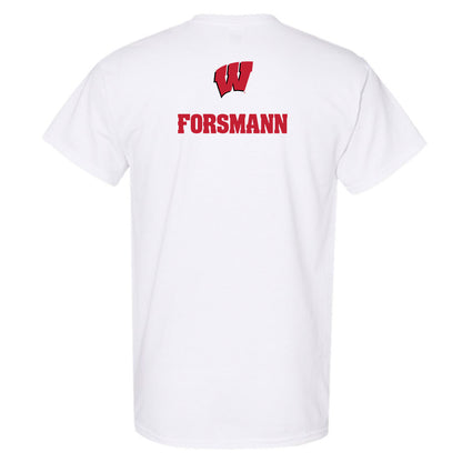 Wisconsin - NCAA Men's Track & Field : Lorenz Forsmann - Sports Shersey T-Shirt-1