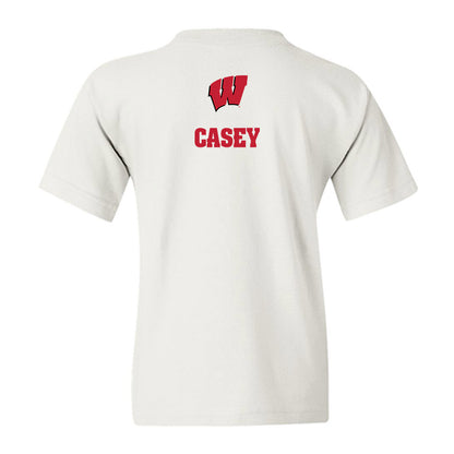 Wisconsin - NCAA Men's Track & Field : Andrew Casey - Sports Shersey Youth T-Shirt-1