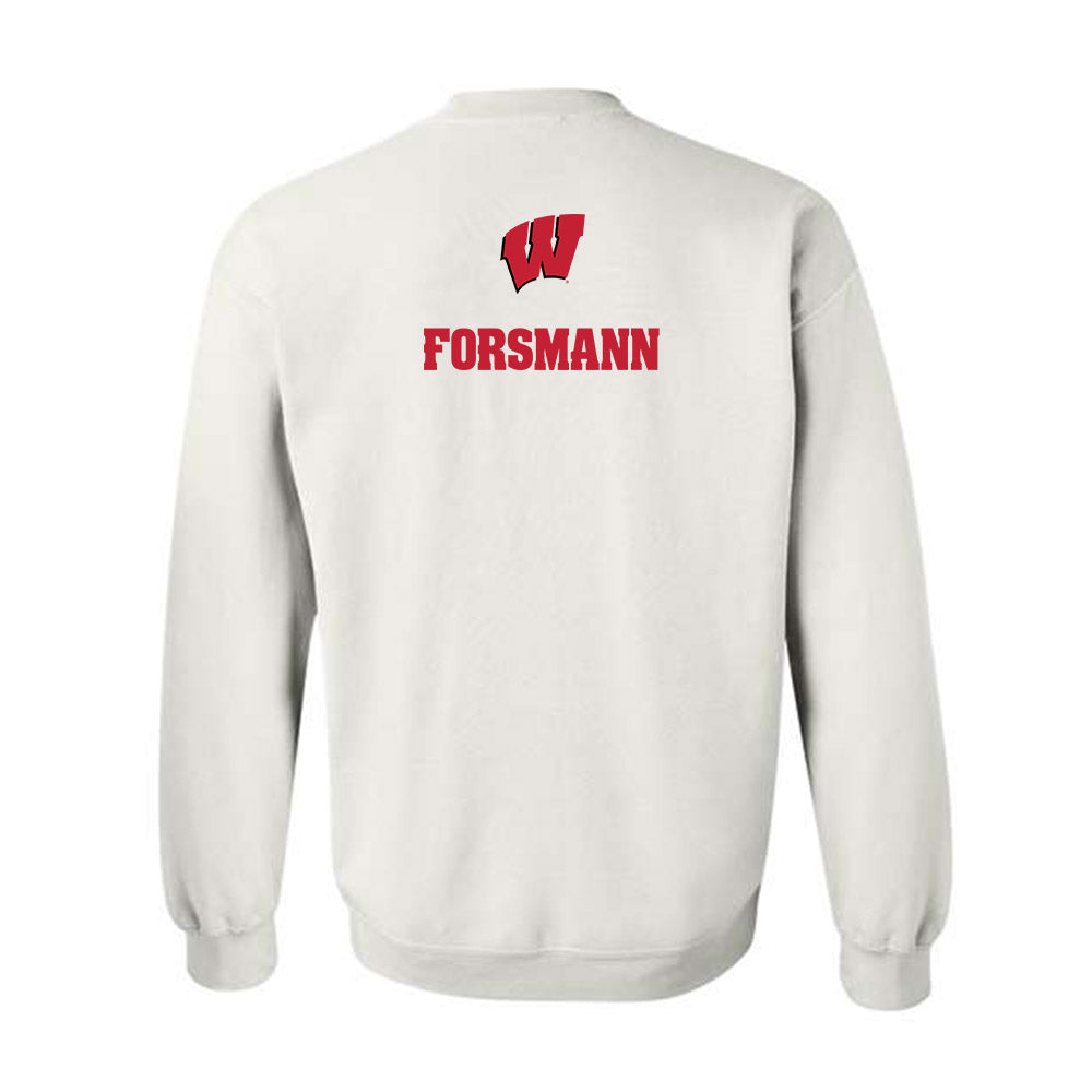 Wisconsin - NCAA Men's Track & Field : Lorenz Forsmann - Sports Shersey Crewneck Sweatshirt-1