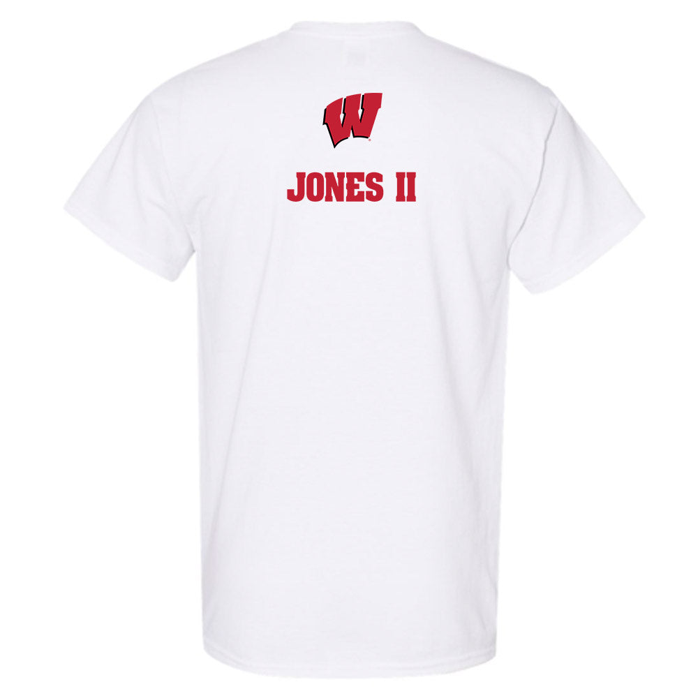 Wisconsin - NCAA Men's Track & Field : Darius Jones II - Sports Shersey T-Shirt-1