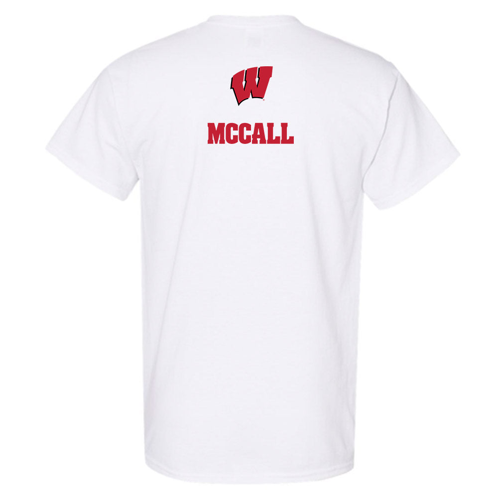 Wisconsin - NCAA Men's Track & Field : Terron McCall - Sports Shersey T-Shirt-1