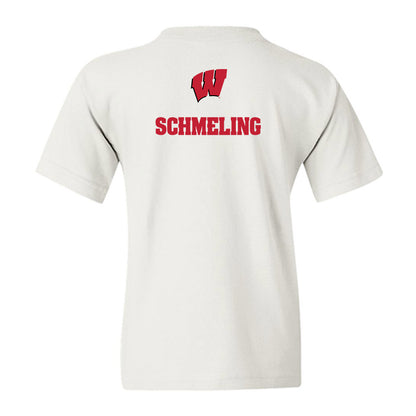 Wisconsin - NCAA Men's Track & Field : Jack Schmeling - Sports Shersey Youth T-Shirt-1