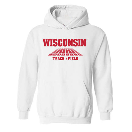 Wisconsin - NCAA Men's Track & Field : Giovanni Wearing - Sports Shersey Hooded Sweatshirt-0