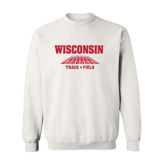 Wisconsin - NCAA Men's Track & Field : Giovanni Wearing - Sports Shersey Crewneck Sweatshirt-0