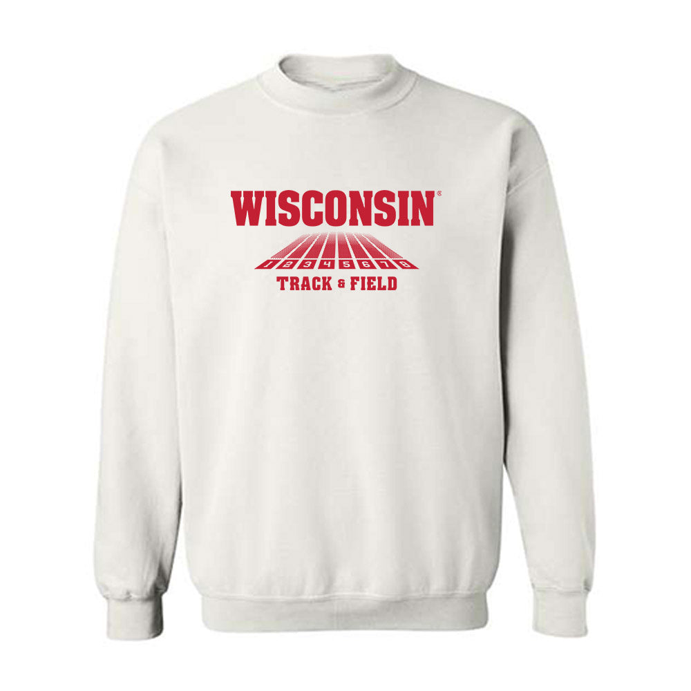 Wisconsin - NCAA Men's Track & Field : Jack Schmeling - Sports Shersey Crewneck Sweatshirt-0