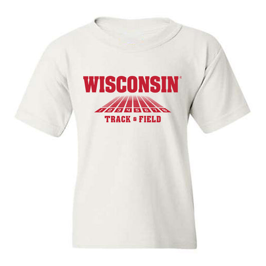 Wisconsin - NCAA Men's Track & Field : Jack Schmeling - Sports Shersey Youth T-Shirt-0