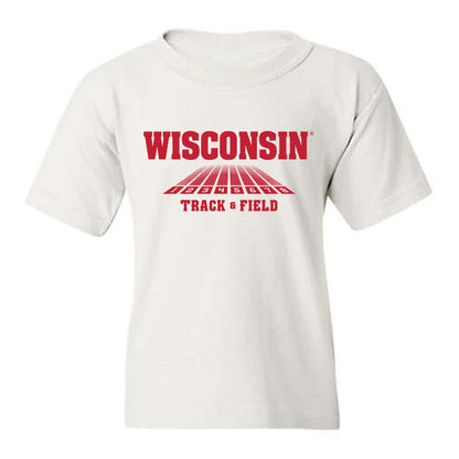 Wisconsin - NCAA Women's Track & Field : Hadley Lucas - Sports Shersey Youth T-Shirt-0