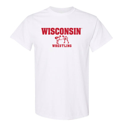 Wisconsin - NCAA Wrestling : Peter Tomazevic - Sports Shersey T-Shirt-0