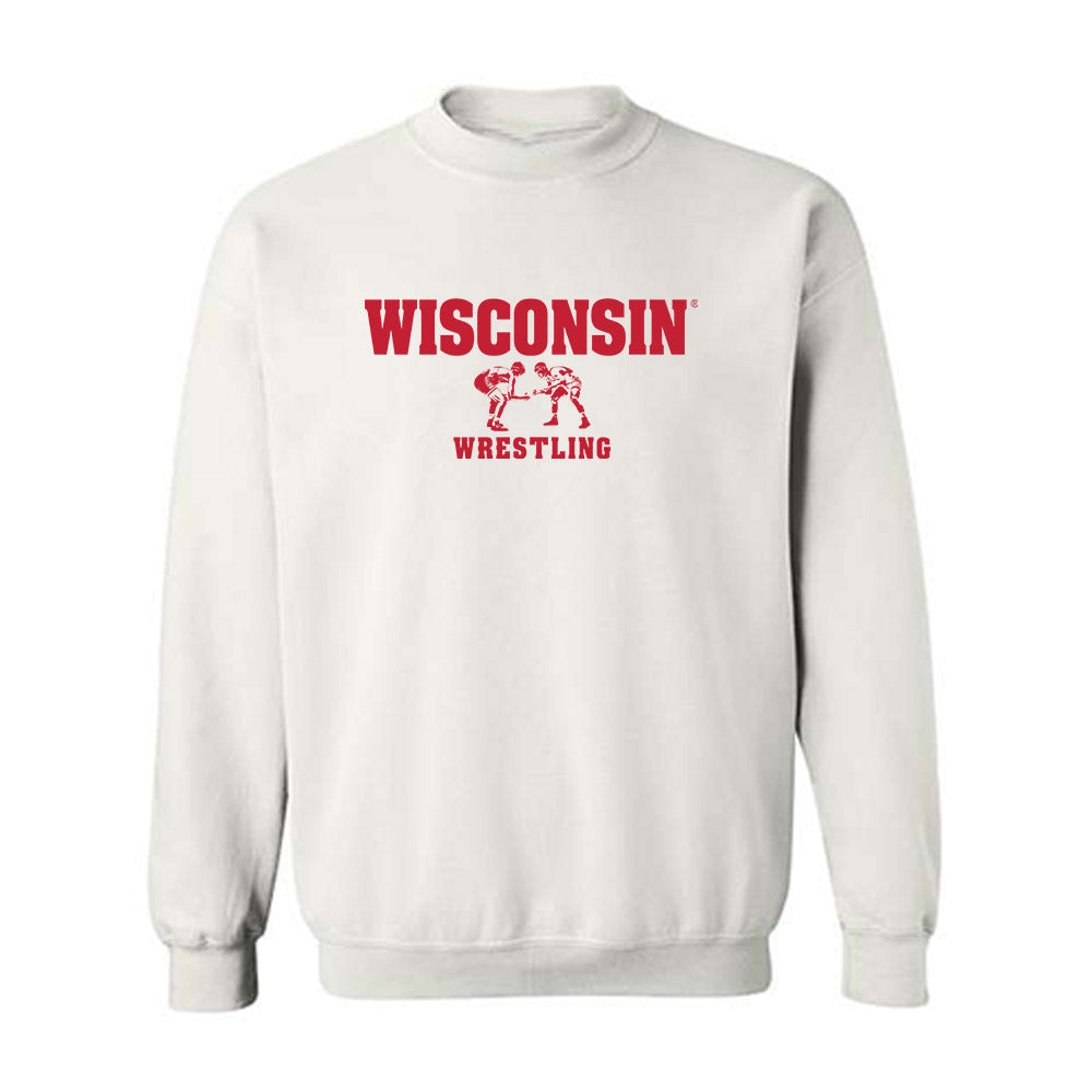 Wisconsin - NCAA Wrestling : Tyson Imhoff - Sports Shersey Crewneck Sweatshirt-0