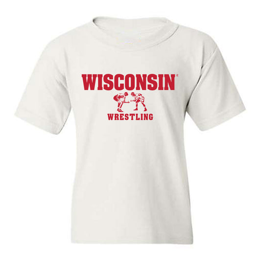 Wisconsin - NCAA Wrestling : Cody Goebel - Sports Shersey Youth T-Shirt-0